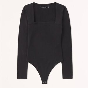 Abercrombie & Fitch long sleeve square neck bodysuit